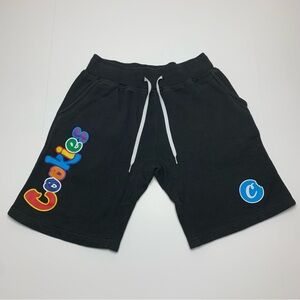 Cookies Shorts Black Fleece Drawstring Sweats w/ Pockets Mens Size Medium
